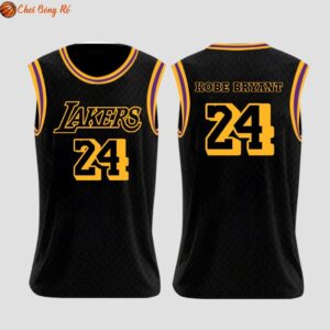 Áo Bóng Rổ Tank Top Lakers 24 Kobe Bryant